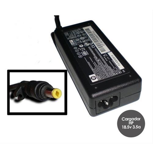 Cargador Hp 18.5v 3.5a Punta Amarilla  4.8*1.7