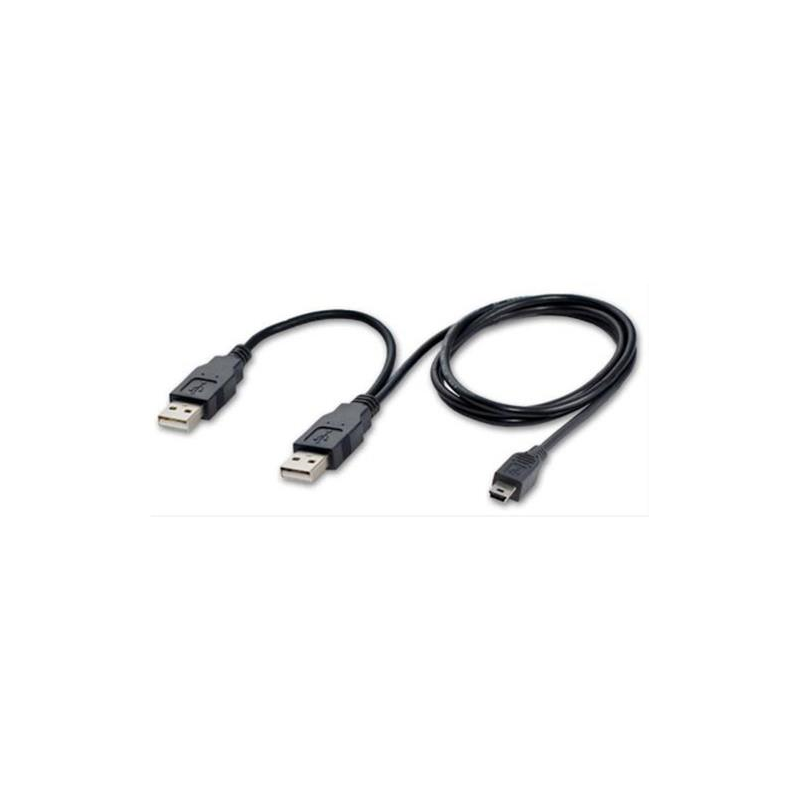Cable Usb2.0 Para Disco Duro Ext 75cm Negro