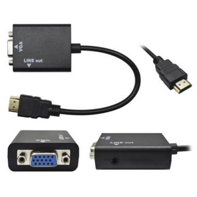 Cable HDMI a VGA con audio