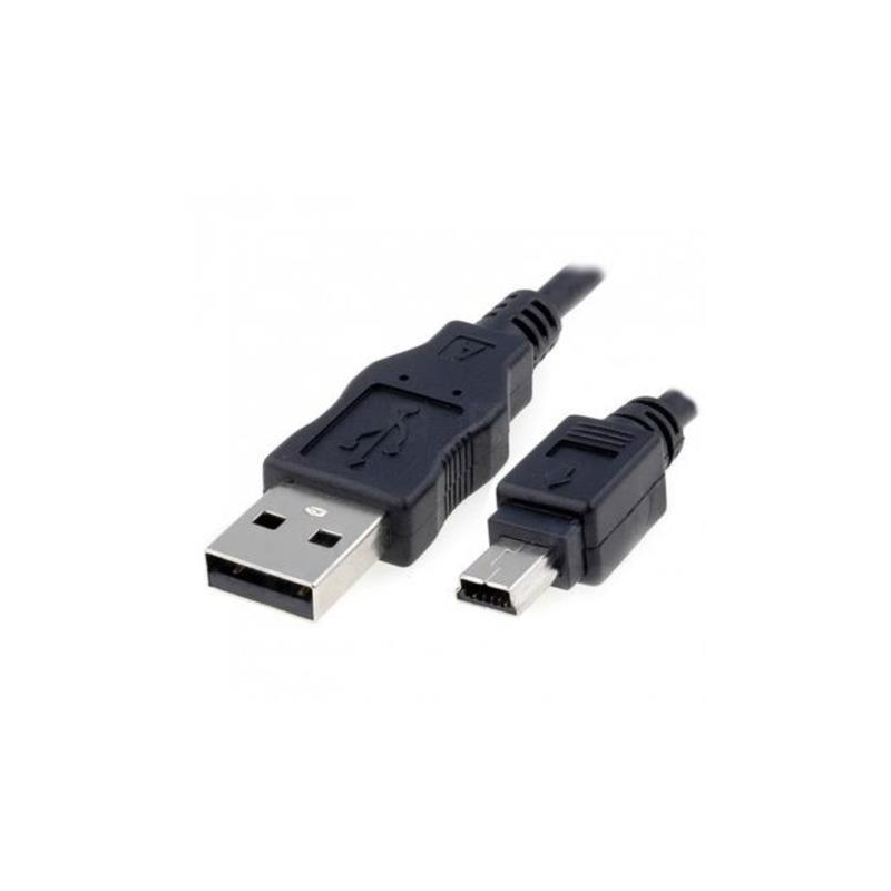 Cable USB a mini Usb 5 pines 1.2M negro (V3)