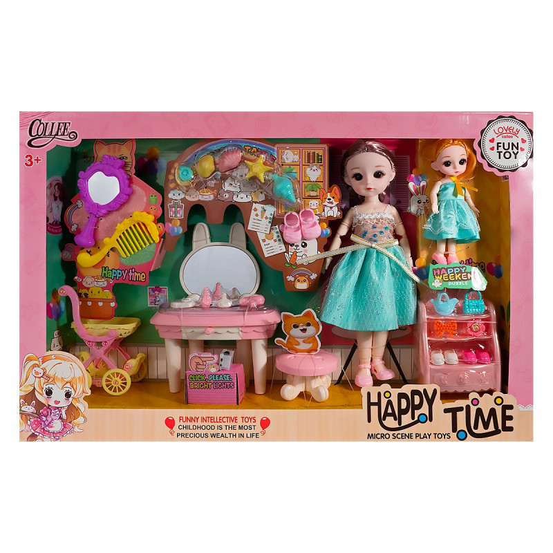 MUNECA COLLEE CON LUCES HAPPY TIME TOCADOR 3 Anios en Adelante