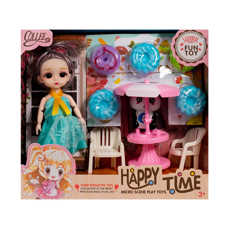 MUNECA HAPPY TIME CON MOTONETA Y ACCESORIOS 3 Anios o Mas