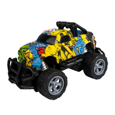 CARRO CONTROL REMOTO OFF-ROAD AMARILLO-ROJO-AZUL CONTROL REMOTO 6 Anios o Mas