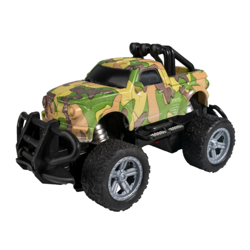 CARRO CONTROL REMOTO OFF-ROAD CAMUFLAJE CONTROL REMOTO 6 Anios o Mas