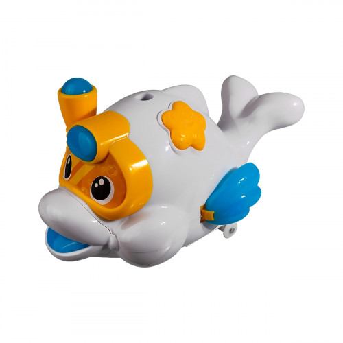 DELFIN FUNNY CON PELOTA CON MUSICA SUAVE - LUCES BLANCO