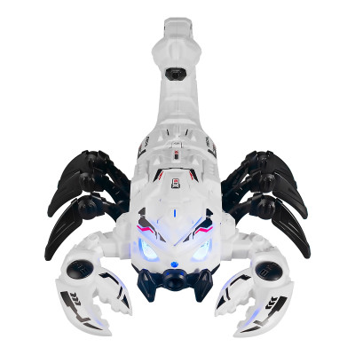 SCORPION MECANICO BLANCO CON PULVERIZADOR LUZ TRASERA 3 Anios o Mas