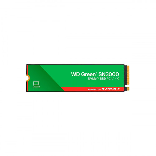 SSD WD 500GB M.2 SN3000 NVMe 5000MB-s PCIe Gen 4.0 Green 3y