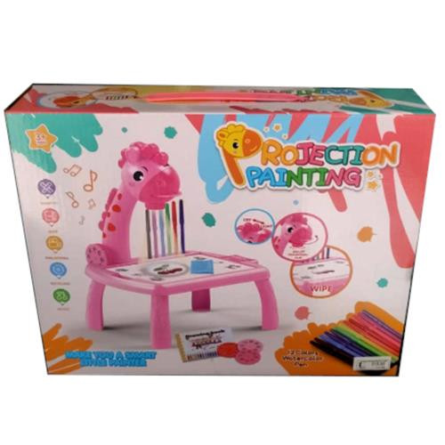 JUGUETE MINI MESA DE JIRAFA CON LUZ PARA NIÑOS