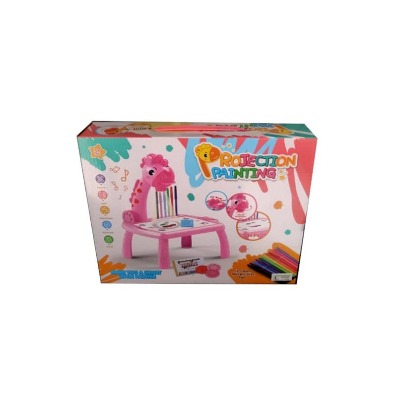 JUGUETE MINI MESA DE JIRAFA CON LUZ PARA NIÑOS