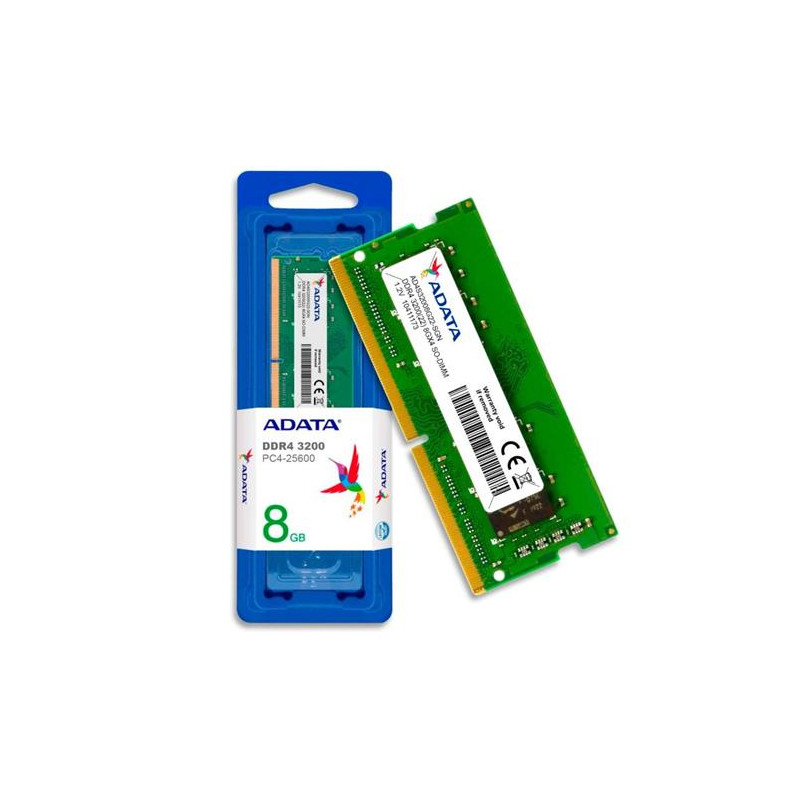 Memoria RAM   SO-DIMM ADATA 8GB PC-3200 DDR4 STD 1.2 260-PIN SGN