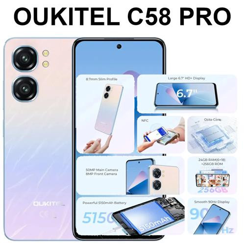 OUKITEL SMART PHONE C58 PRO (Teléfono celular Smartphone)