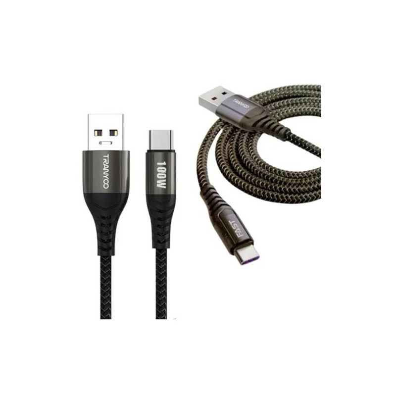 Cable TRANYOO Fast charging women data cable T-S16C-PRO usb -c