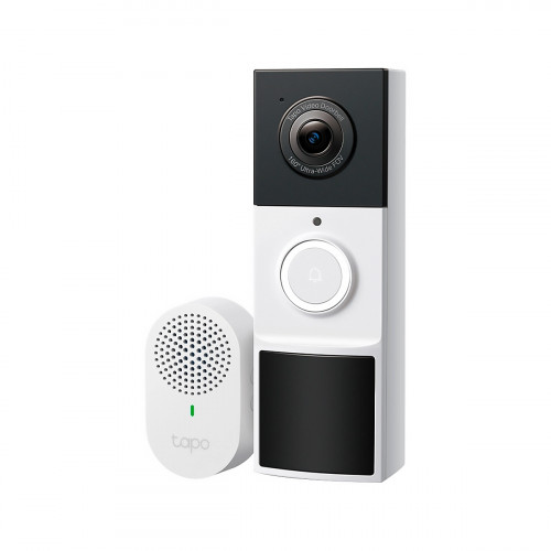 Timbre de Video TP-Link Doorbell Camara 6Meses Bateria 2K 160Grados Wide View Dos vias audio IP65
