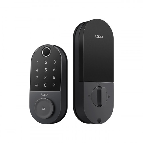 CERRADURA TP-linkl Inteligente WIFI 6 Formas de Acceder Huella Digital Carca USB-C Bat. 1 Anio Black