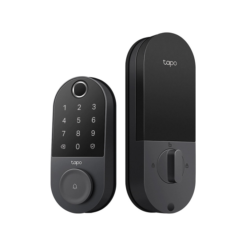 CERRADURA TP-linkl Inteligente WIFI 6 Formas de Acceder Huella Digital Carca USB-C Bat. 1 Anio Black