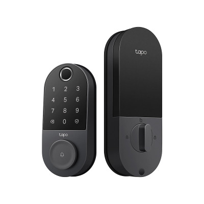 CERRADURA TP-linkl Inteligente WIFI 6 Formas de Acceder Huella Digital Carca USB-C Bat. 1 Anio Black