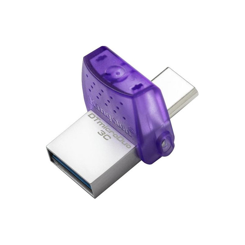 FLASH MEMORY KINGSTON 64GB Data Traveler micro-Duo3CG3 Type-A - C Purple