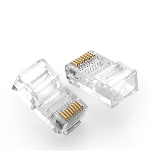 Conector de RED RJ45 CAT 6 funda  de 100 U
