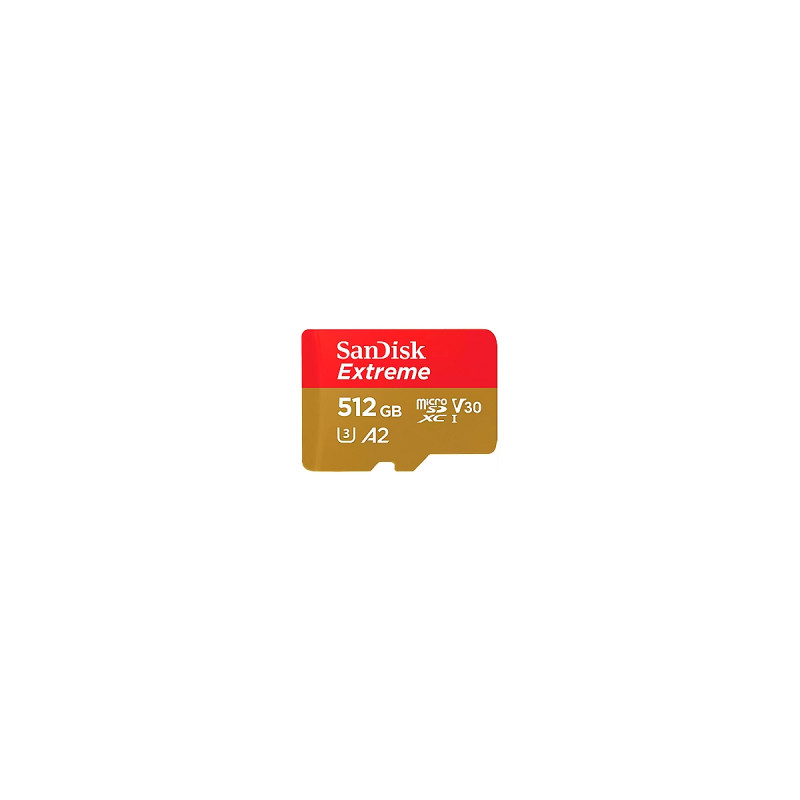 Memory Sandisk Extreme microSDXC UHS-I 512GB 190MB-s