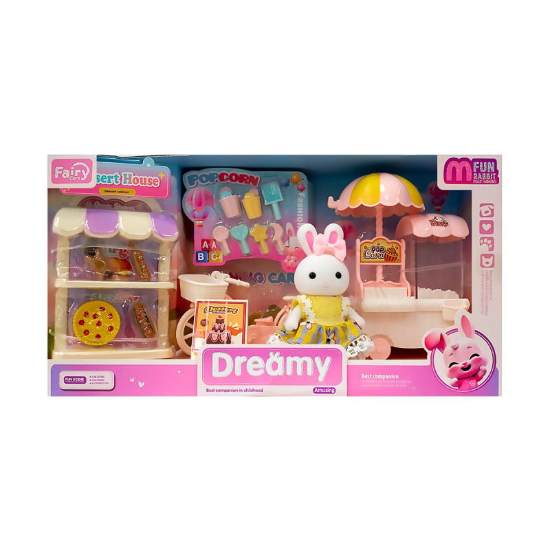 JUEGUETE DREAMY MAY AMUSING  COD- 6693C  CONEJITO CON ACCESORIOS    