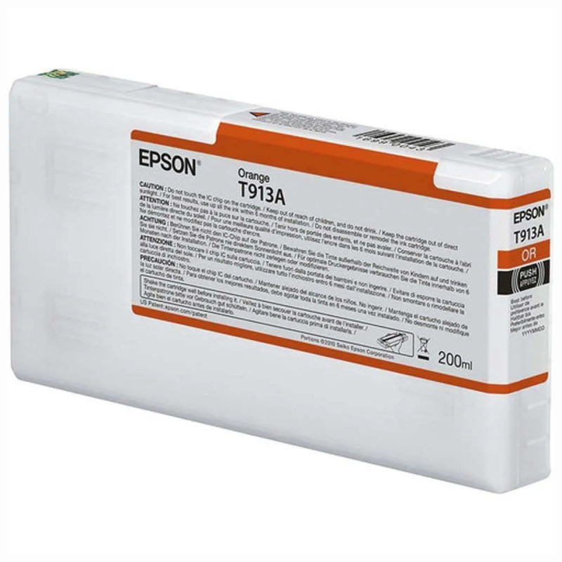 CARTUCHO EPSON T913A00 ULTRACHROME HDX NARANJA 200ML
