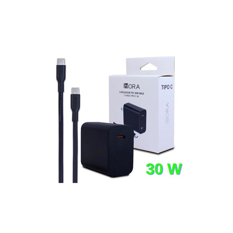 CARGADOR 1HORA GAR165 (PUNTA C) 30W