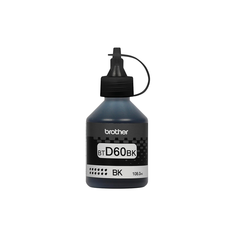 Tinta negro BROTHER BTD60BK