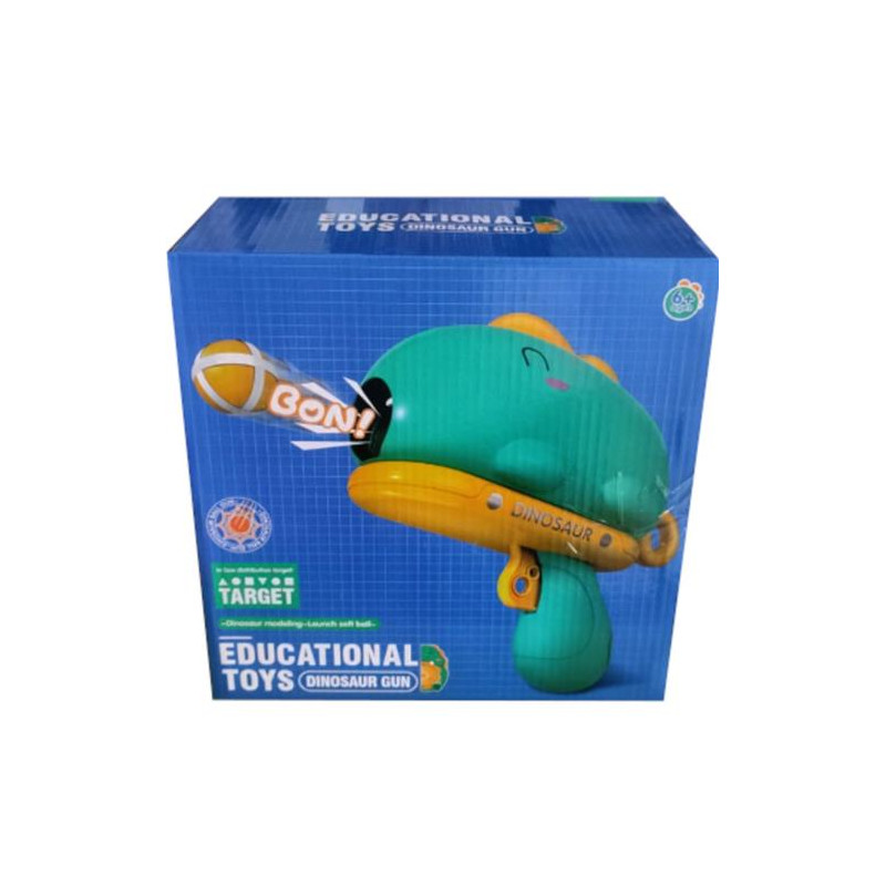 JUGUETE PISTOLA LANZA GOMAS ADHESIVAS