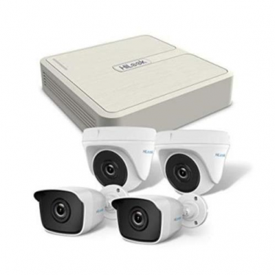 KIT Video vigilancia 4 Puertos 4 TUBOS
