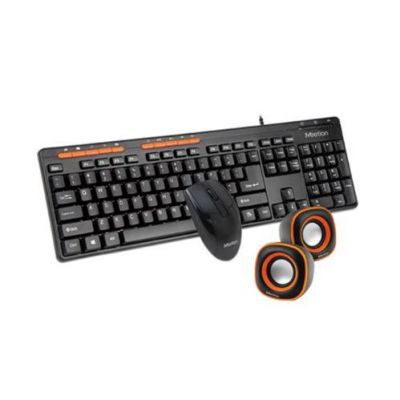 Combo 3 En 1 Teclado + Mouse + Parlantes Meetion Mt-C105
