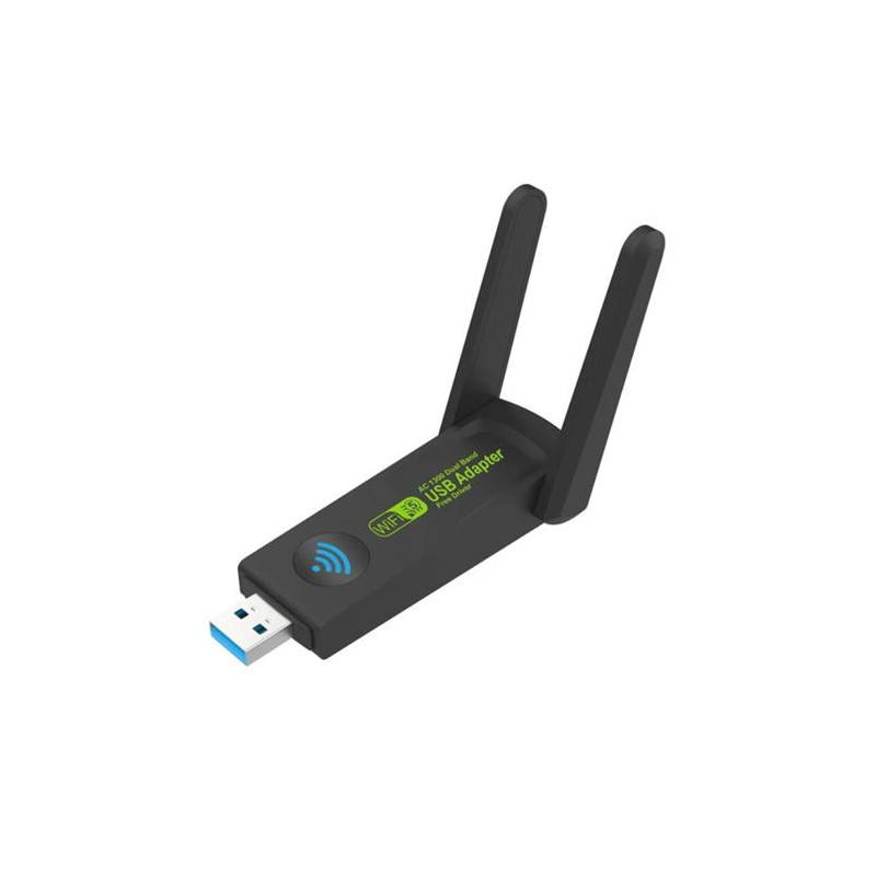 ADAPTADOR WIFI USB 1300Mbps 2.4G/5G