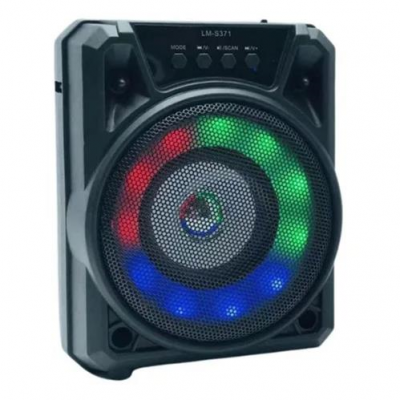 Parlante Nitron tipo caja amplificada con microfono  modelo LM-S370