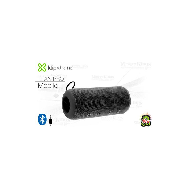 Parlante KX Spkr WlsBT KBS030BK 12Hrs IPX7 TWS Ph/Mic Black