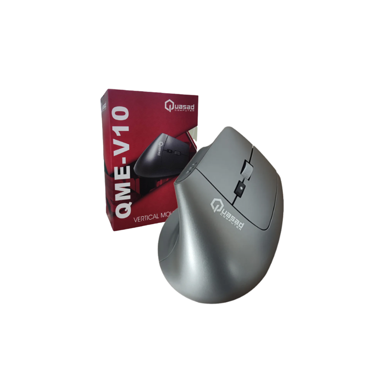 Mouse Quasad QME-V10 (Ergonómico/Wireless)