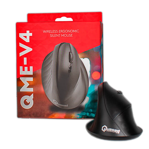 Mouse Quasad QME-V4 (Ergonómico/Wireless)