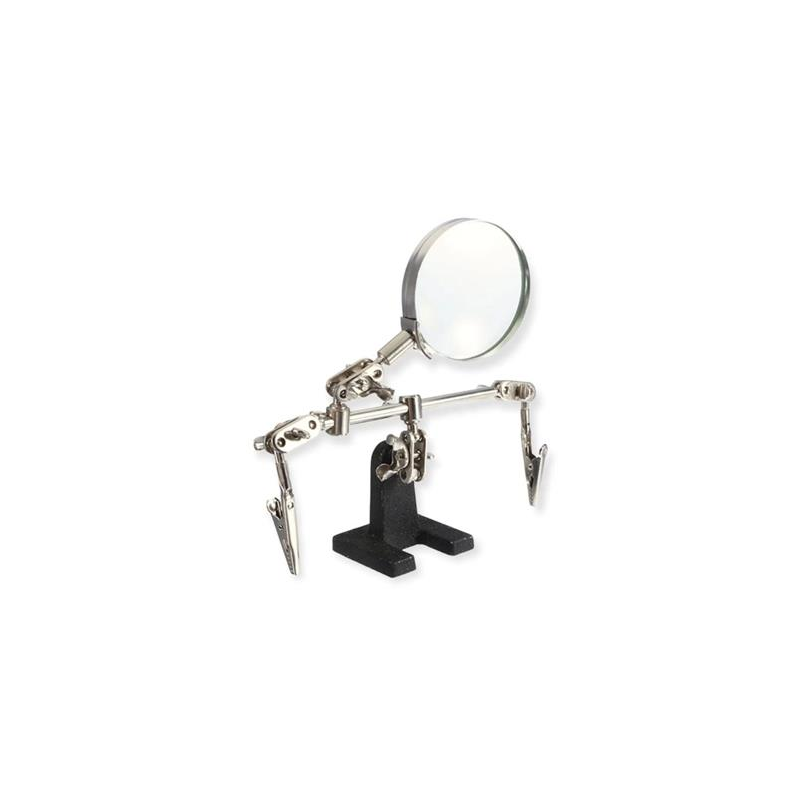 Tercera Mano Con Lupa Para Soldar 2x Peq.