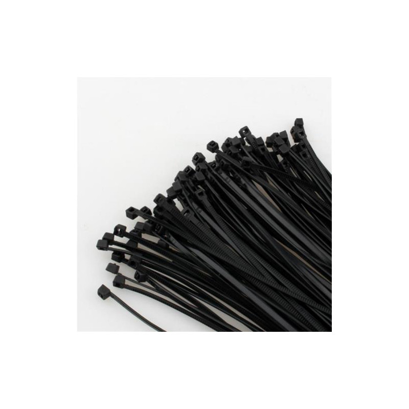AMARRAS PLASTICAS 10CMX2.5MM NEGRA 100PCS