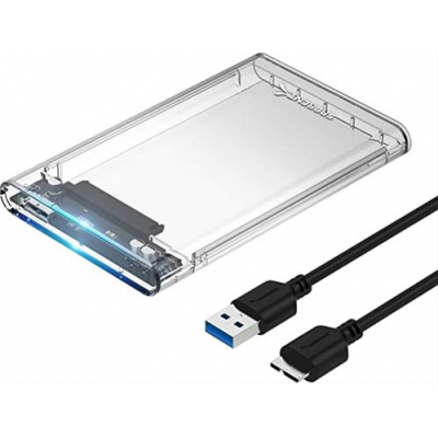 Case de disco duro Trasparente 2.5" 3.0 USB