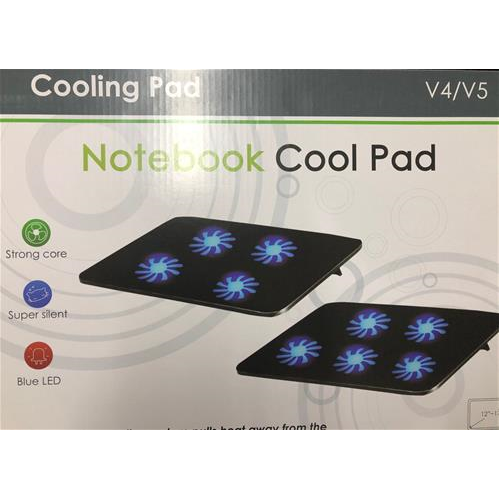 Ventilador De Laptop Nitron  5 Ventiladores Luz