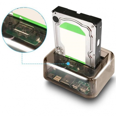 Lector De Disco Duro Usb3.0 SATA+IDE+Tarjeta