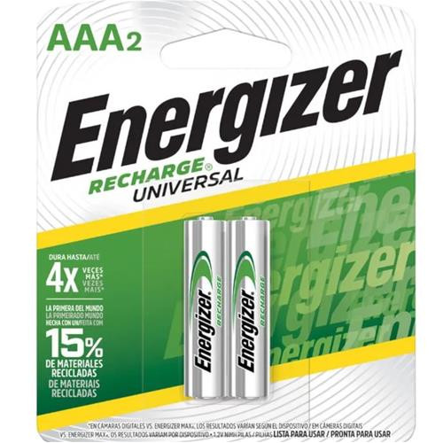 PILA AAA RECARGABLE ENERGIZER BP 2