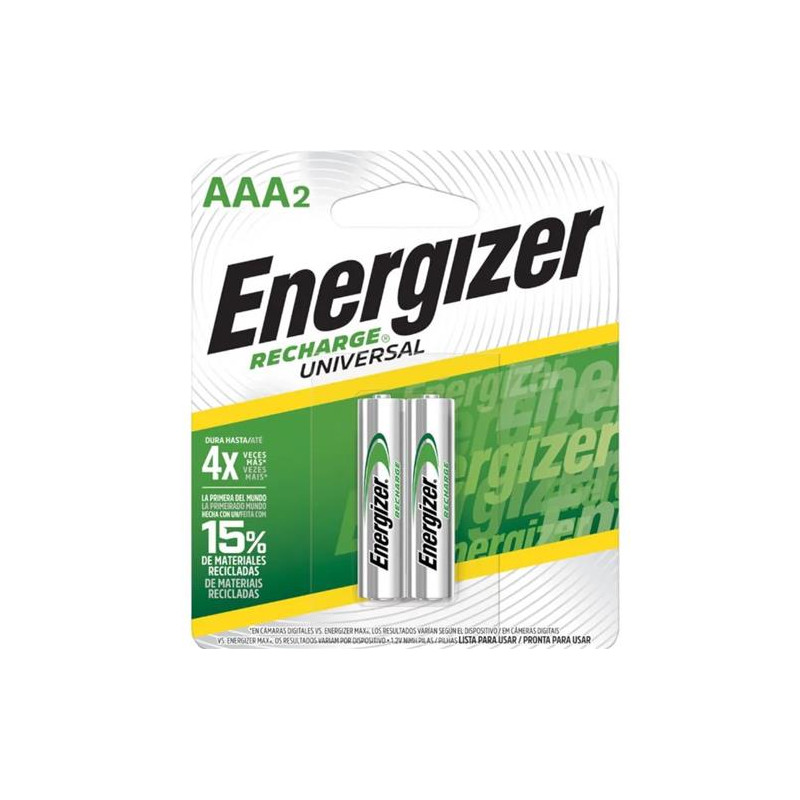PILA AAA RECARGABLE ENERGIZER BP 2
