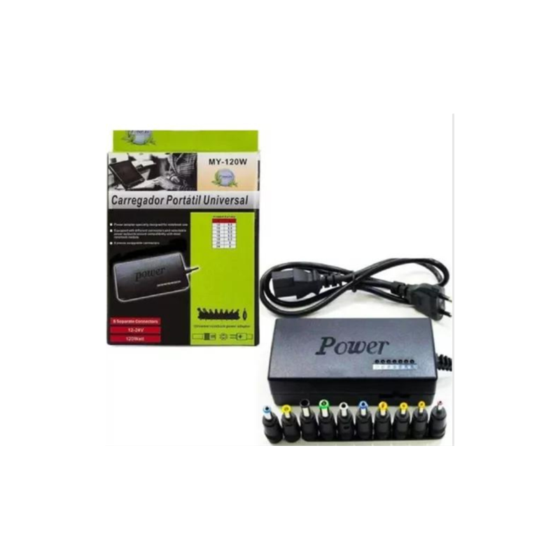 Cargador Portátil Universal MY-120W 9 conectores