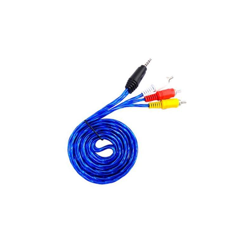 Cable adaptador 3 RCA a 3.5mm TV BOX ANDROID PHELESTAR
