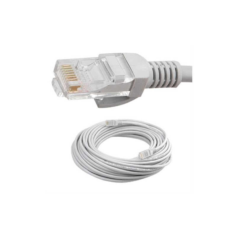 Cable Patch Cord  CAT6A 5M S-FTP Blanco
