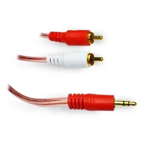 Cable discman  rozados 1.8m 2 rca A JACK 3.5