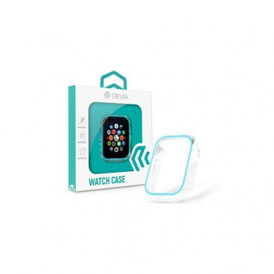 CASE DEVIA LUMINOUS  series CAJA PROTECTORA PARA  apple watch 45mm TRANSPARENTE