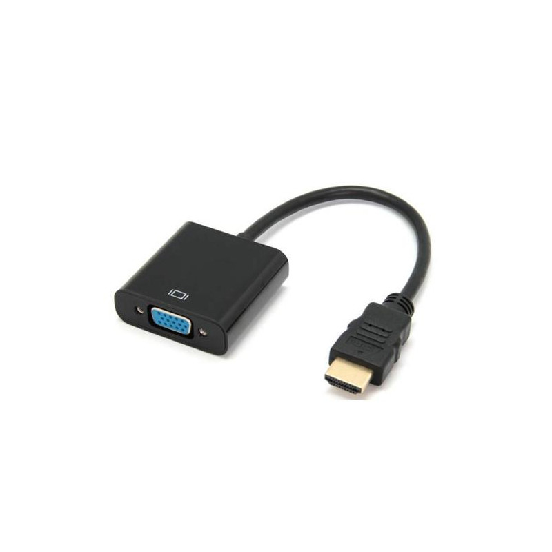Adaptador HDMI A VGA + audio  Blister