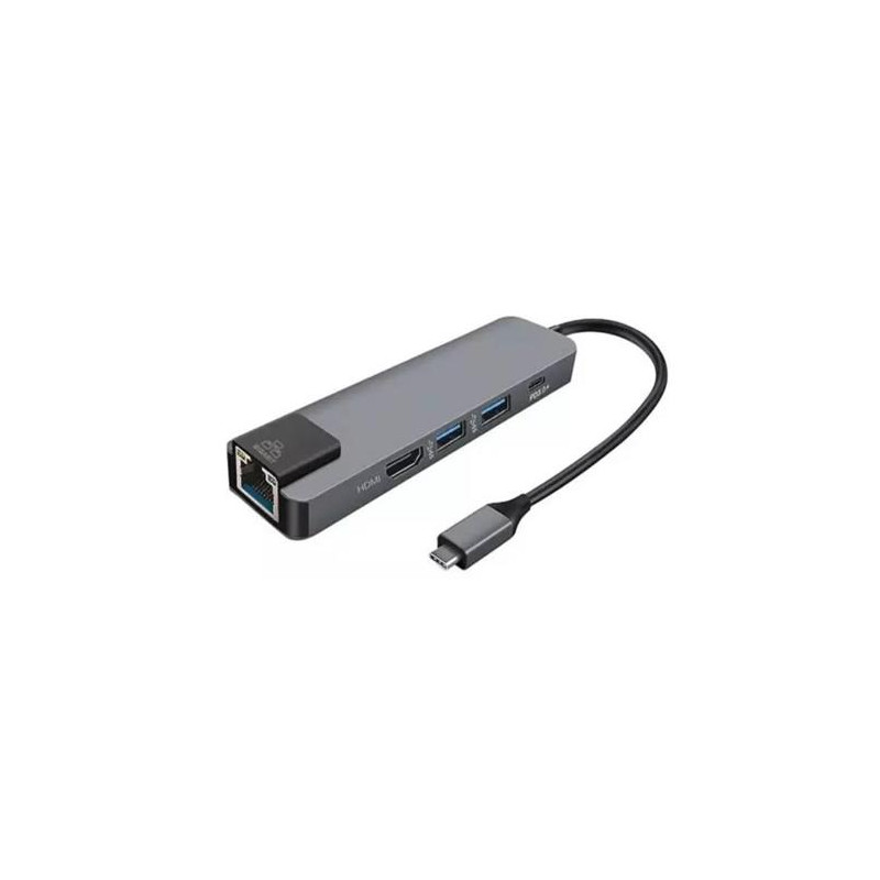 Hub  5 puertos  conexión tipo C