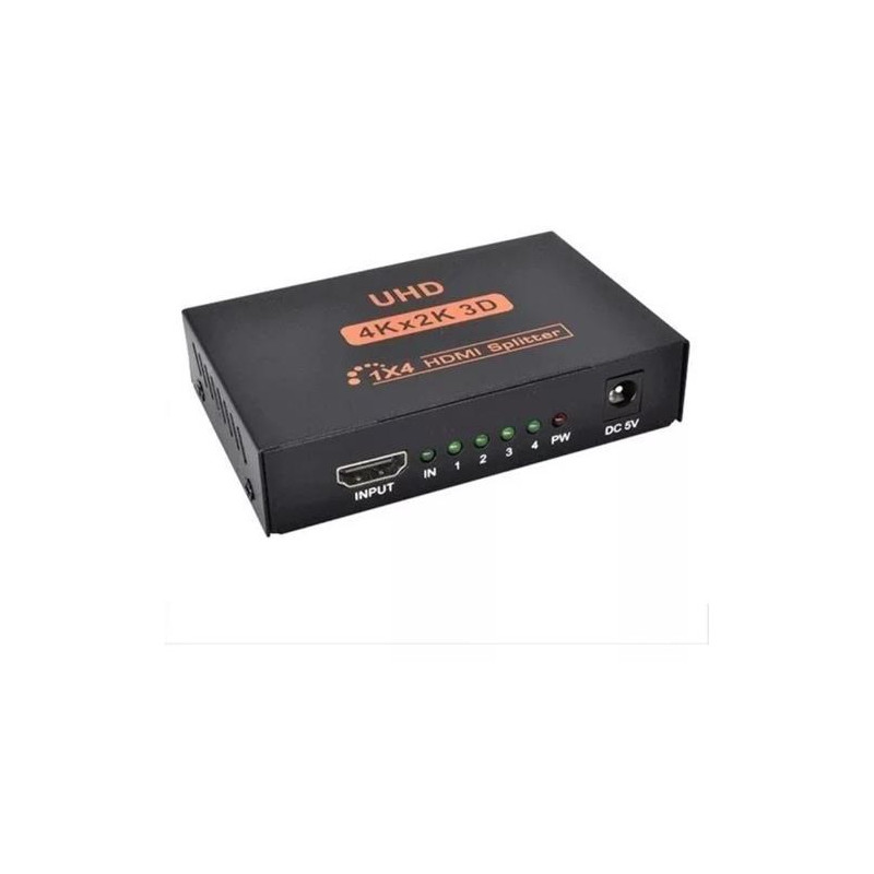 SPLITTER HDMI 4 PUERTOS 1.4 VELOCIDAD/ GENERICO